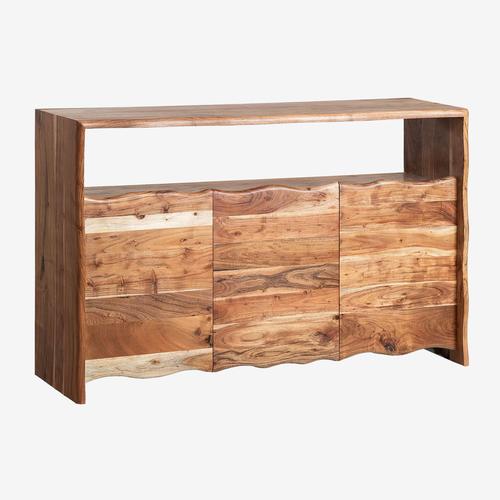 Buffet En Bois D'acacia Yago Brun Acacia