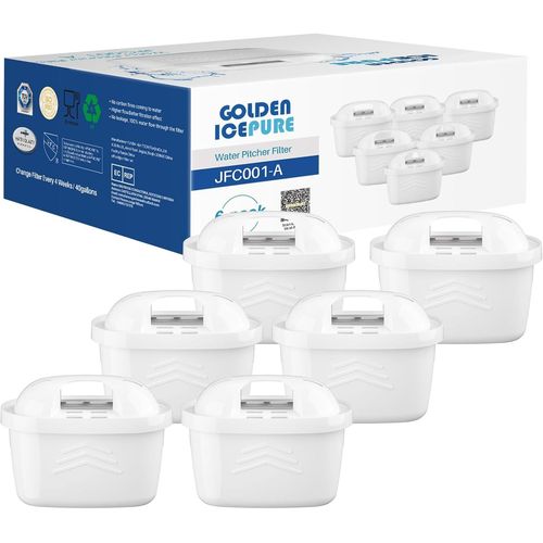 KALANKA-Filtre à eau pour bouilloire Compatible Avec Brita Maxtra+, Maxtra Plus, Mavea, Anna Duomax, 6 pièces