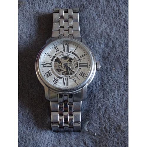 Montre Stuhrling Original 812.01 - Affichage Analogique Bracelet Acier Inoxydable Argent