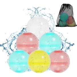 Boule D'eau En Silicone Multicolore Créative De 6 Pièces, Boule D'eau De  Jeu D'eau, Jouets Pour Enfants, Boule D'eau En Silicone De Bataille D'eau  Réutilisable