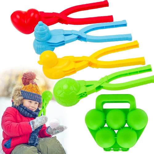 Clip Boule de Neige, 5 Pcs Fabricant de Boules de Neige, Jouets de Plage de  Neige, Jouets de Neige, Clip de Boule de Neige , Pince