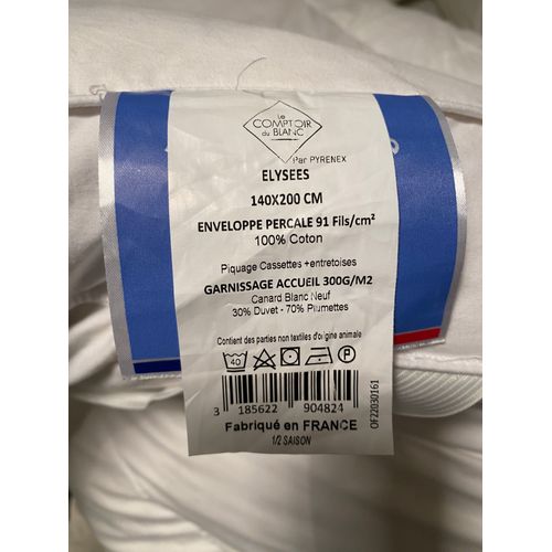 Surmatelas Plumes Confort+++ 140x200