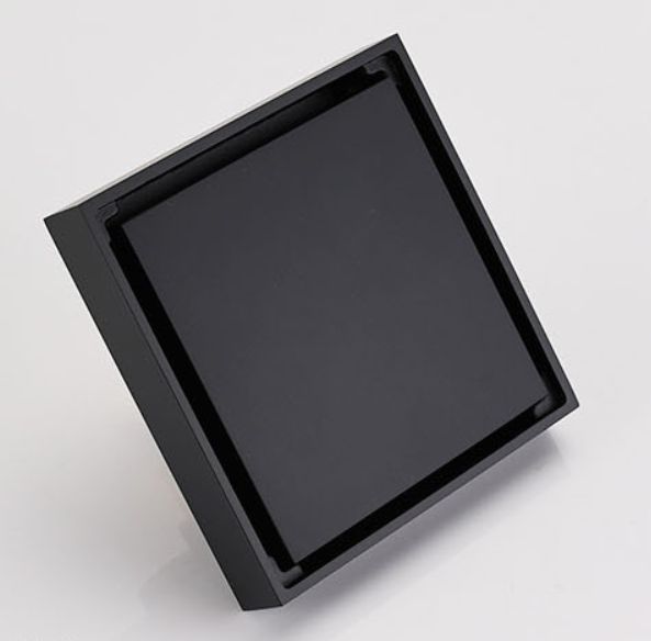 Siphon de sol encastr� noir - 3