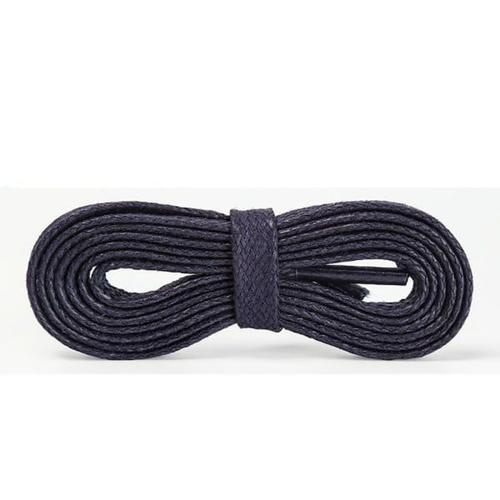 Lacets Cirés Stylés Plusieurs Longueurs Et Couleurs ! Bleu Foncé 1,2m