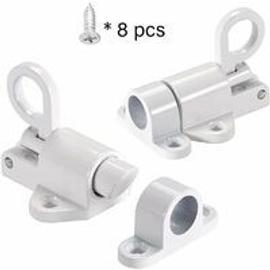 8PCS Aimant Porte Placard Ultra Mince Loquet Magnetique En Acier Inoxydable