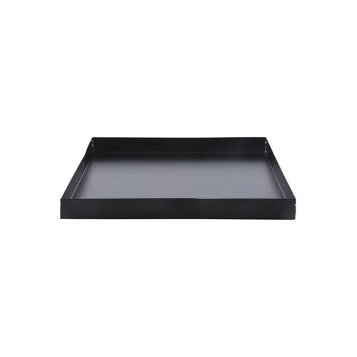 Plateau cendre pour brasero - L 32 x l 32 cm x H 3 cm - Noir