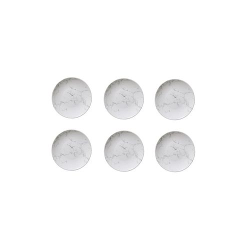 Lot De 6 Assiettes À Dessert - D 19 Cm - Marbre