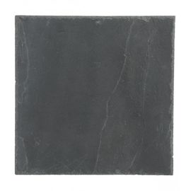 Lot De 6 Assiettes En Ardoise - L 30 X L 30 Cm - Noir