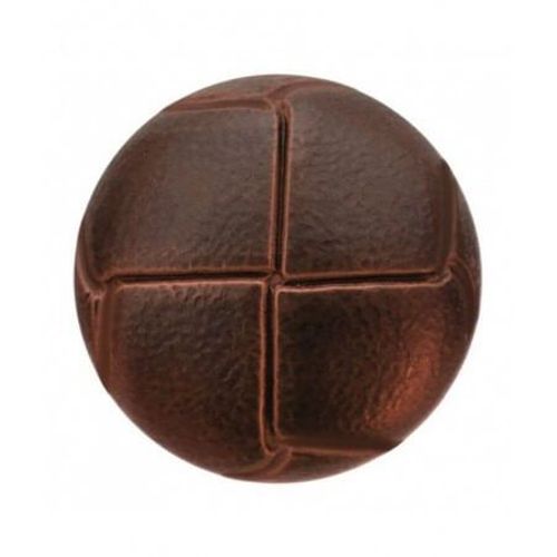 Boutons Simili Cuir Marron 18mm X 3 - Union Knopf Marron