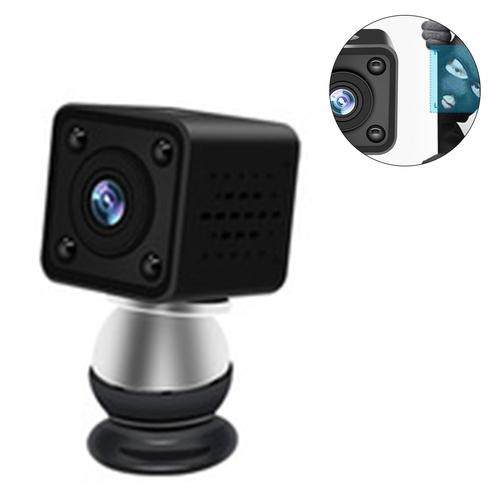 Mini caméra WiFi 1080P HD Caméra sans fil portable Nanny Cam Pet Office Garage Caméra de surveillance à domicile IR Vision nocturne 140 ° Grand Angle Détection de mouvement