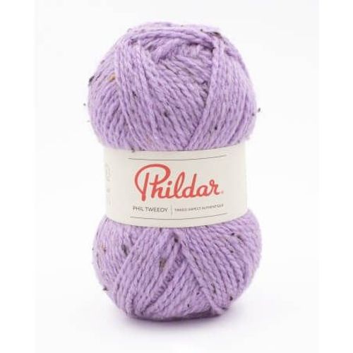 Fil À Tricoter Phil Tweedy - 100gr - Phildar Parme Violet