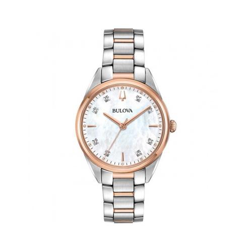 Montre Seul Le Temps Femme Bulova Diamonds Trendy Cod. 98p183