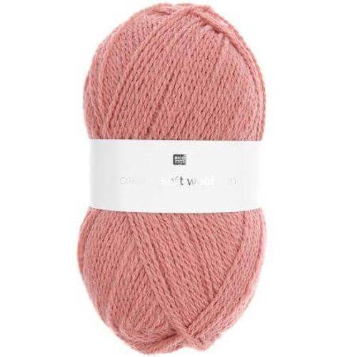 Fil De Laine À Tricoter Creative Soft Wool Aran - 100gr - Rico Design 030 Rose Quartz