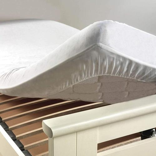 Protège Matelas En Éponge Imperméable Anti-Acariens - Blanc - 180 X 200 Cm