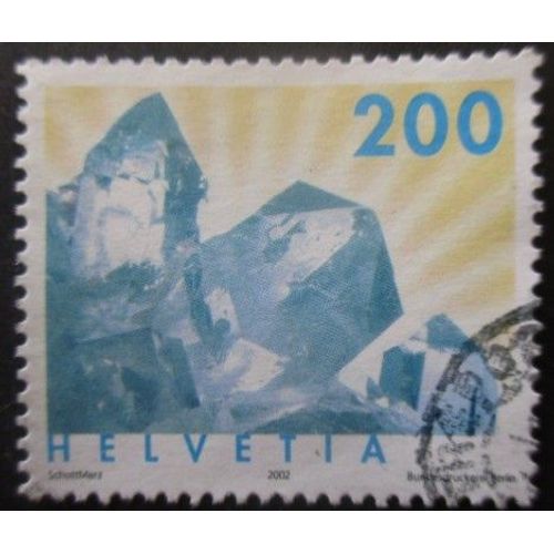 Suisse N°1732 Cristal Oblitéré