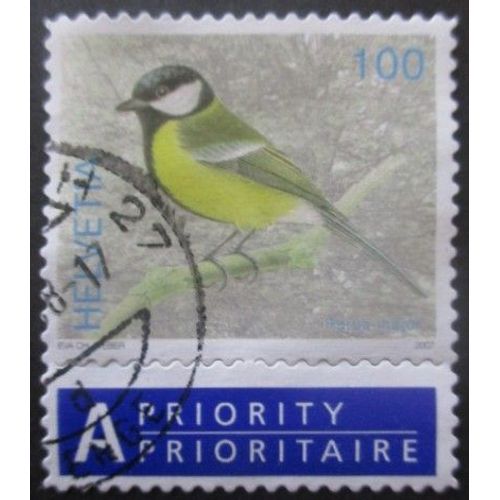Suisse N°1953 Mésange Oblitéré