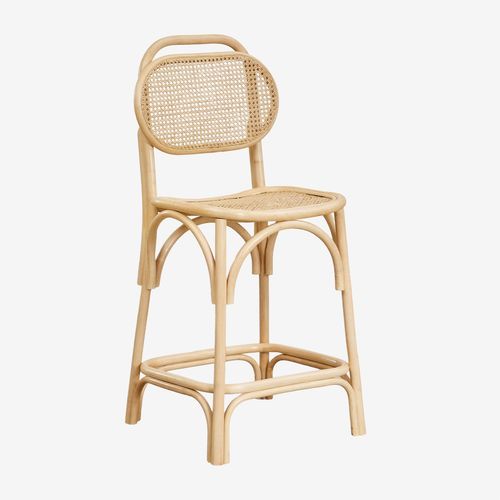 Tabouret Haut De Jardin En Rotin California ¿65 Cm Naturel
