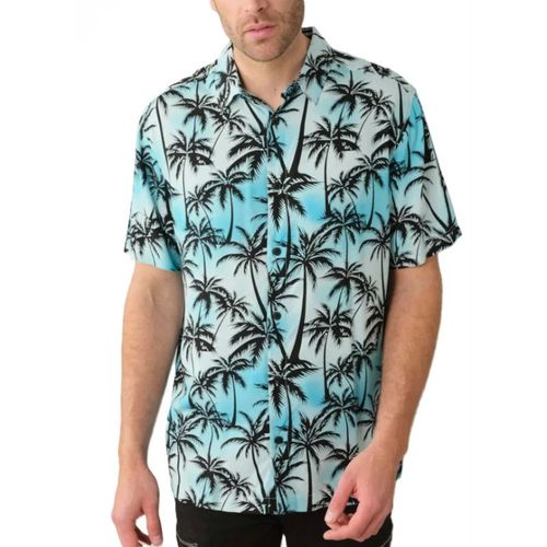 Deeluxe - Chemise Imprimée - Turquoise