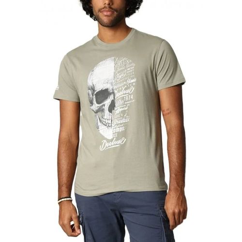 Deeluxe - T-Shirt Col Rond - Kaki Clair