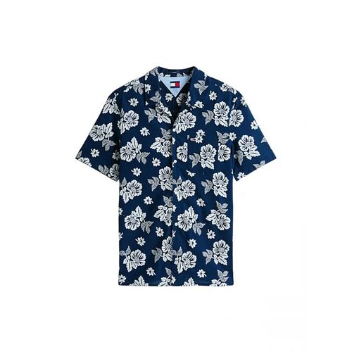Tommy Jeans - Chemise Manches Courtes - Bleue Foncé