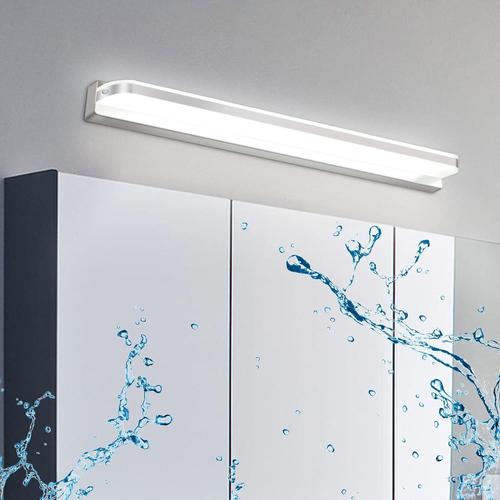 Lampe De Miroir Led 9 W 42 Blanc Froid, Applique Murale Pour Miroir De Salle De Bain Ip44 Étanche 6000 K 600 Lm, Applique Murale Led Moderne En Acrylique Pour Armoire De Salle De Bain