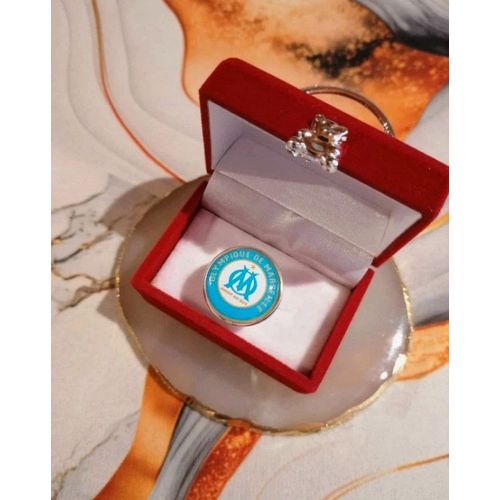 Bague Argenté Olympique De Marseille