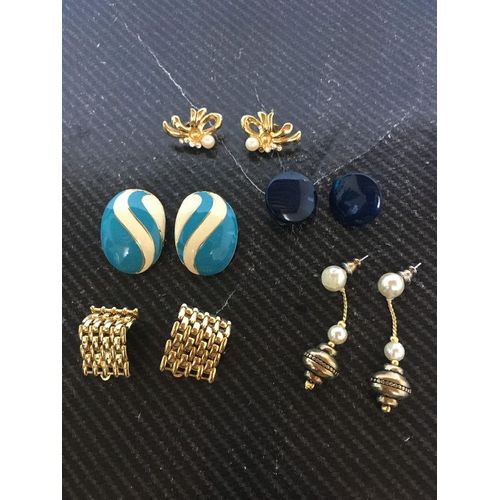 Lot De 5 Paires De Boucles D'Oreilles Fantaisie