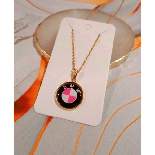 Collier Doré Bmw Rose