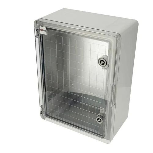 Coffret électrique ABS 300x400x170 avec plaque de montage galvanisée (porte transparente) | 800.701.003 | HOROZ
