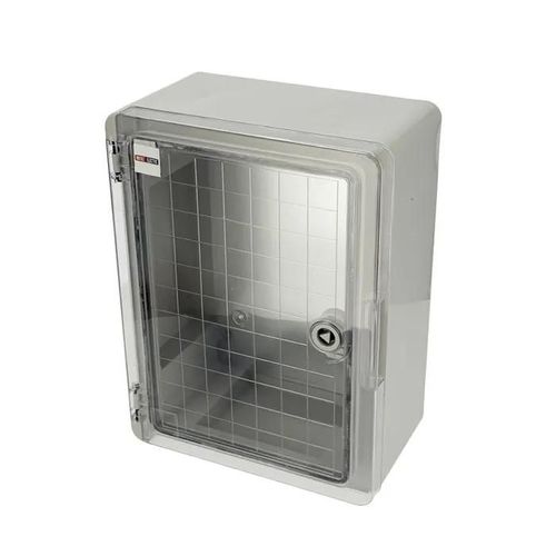 Coffret électrique ABS 250x330x140 avec plaque de montage galvanisée (porte transparente) | 800.701.002 | HOROZ