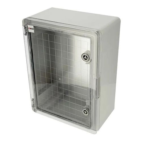 Coffret électrique ABS 400x500x180 avec plaque de montage galvanisée (porte transparente) | 800.701.004 | HOROZ
