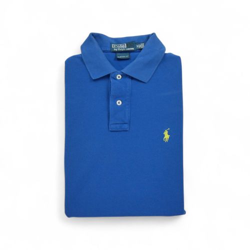 Reconditionné - Polo Manches Courtes Homme Bleu - Taille M - Homme - Bleu