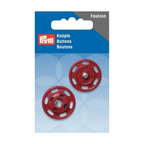 Boutons Pressions 25mm Rouge - Prym Rouge