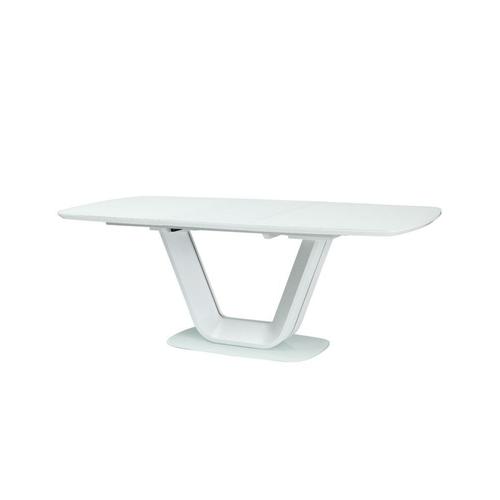 Table Extensible 10 Personnes - Armani - 160-220 X 90 X 76 Cm - Blanc