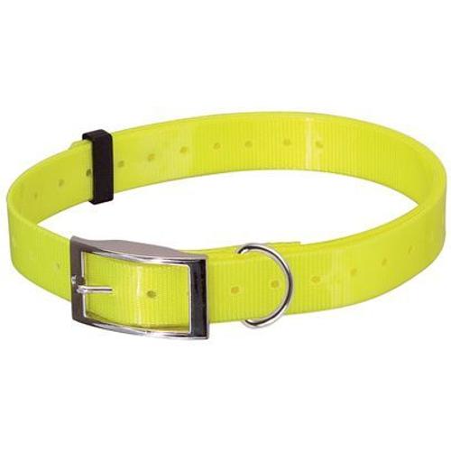 Collier Chien Jaune Fluo Plein-Air Doogy Classic 24 À 82 Cm X 25 Mm