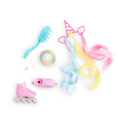 Ensemble Accessoires Coiffure Arc-en-ciel Pour Poupée Corolle Girls Multicolore