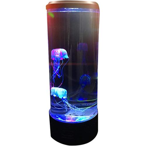 Lampe D'ambiance Led Méduse D'aquarium À 7 Couleurs Changeantes