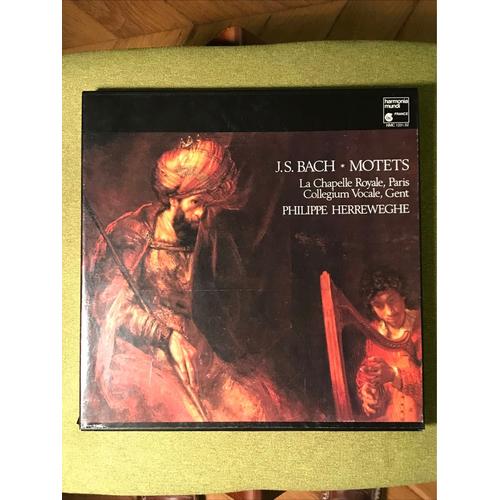 J.S. Bach Motets La Chapelle Royale Philippe Herreweghe Coffret 2 Vinyles