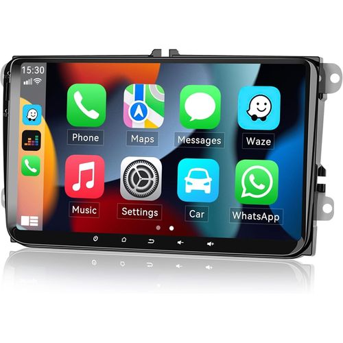 [2gb+64gb] Android 13 Carplay Android Car Radio For Vw Golf 5 6 Polo Caddy Skoda Passat,9 Inch Head Unit 2 Din Car Stereo With Hifi/Eq/Wifi/Bluetooth/Gps/Fm/Rds/Usb+Camera