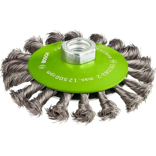 CLICKSELL-Bosch Accessories 2608622109 Brosse Conique En Inox 115 Mm 0,35 Mm M14