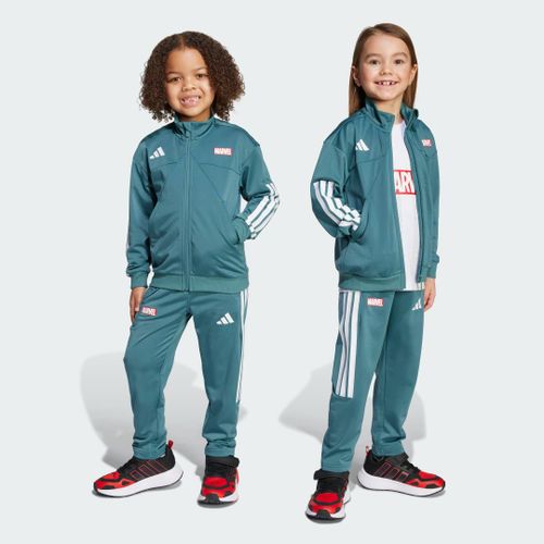 Survêtement Marvel Spider-Man Enfants Adidas - Preloved Teal / White - 4-5a