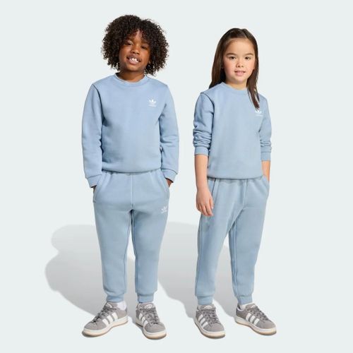Ensemble Sweat-Shirt Ras-Du-Cou Enfants Adidas - Tactile Blue - 7-8a
