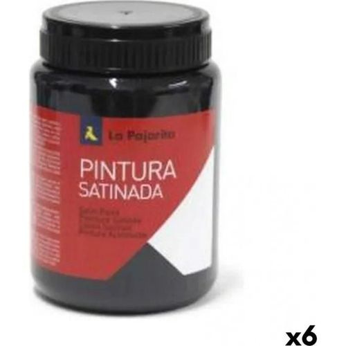 Nc Gouache La Pajarita L-22 Noir Satiné Scolaire (35 Ml) (6 Unités)