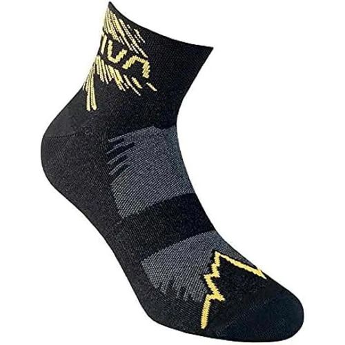 Chaussettes De Running - La Sportiva - Fast Running - Noir/Jaune - Unisexe - Taille S/L