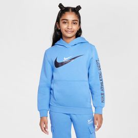 Sweat À Capuche En Tissu Fleece Nike Sportswear Pour Ado - Bleu