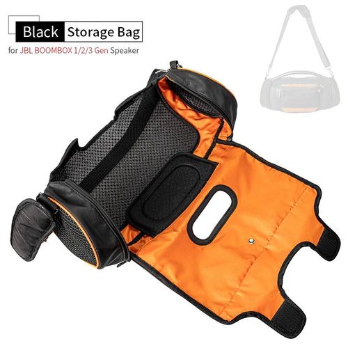 Sac haut-parleur portable pour JBL, étui transparent, son perméable, voyage en plein air, transport, BOOMBOX 1, 2/3, Isabel-Noir