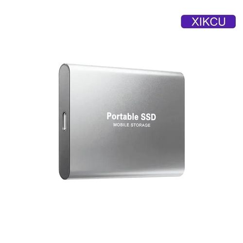 Disque dur externe SSD Portable 16 to USB 3.0 Type C disque dur haute vitesse pour ordinateur Portable/ordinateur de bureau/téléphones-Argent