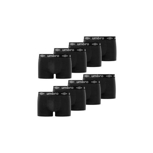 Lot De 8 Boxers Umbro En Coton : Noir / Taille S
