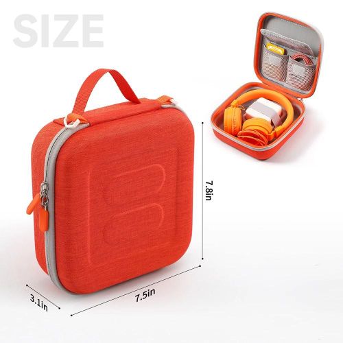 Étui De Transport Rigide Pour Mini Lecteur Yoto, Lecteurs De Musique Pour Enfants, Sac De Rangement Pour Yoto Mini, Étui Porte-Cartes De Grande Taille-Orange L