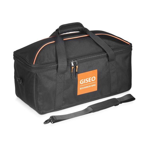 Oxford tissu Protection haut-parleur stockage sangle réglable Bluetooth haut-parleur sacs anti-poussière pour JBL BOOMBOX 3/BOOMBOX 2-Noir